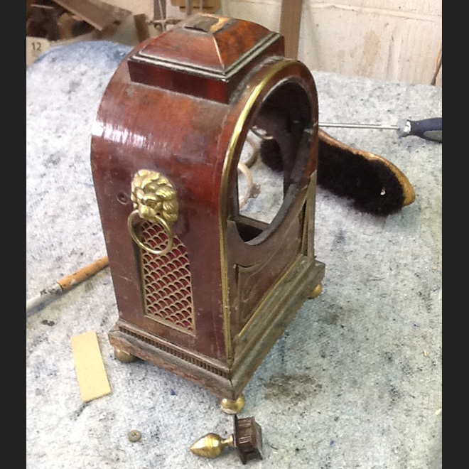 Damaged clock